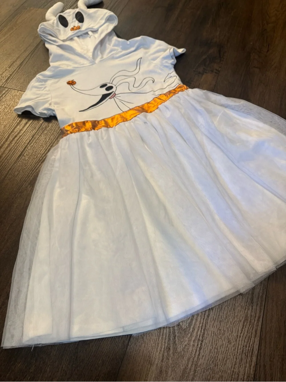 The Nightmare Before Christmas Zero dress /costume size 10/12
